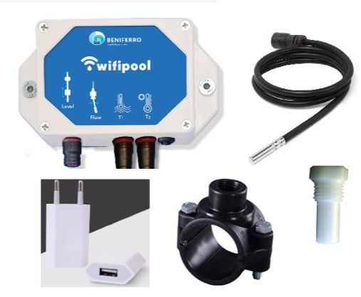 TLF verwarming regelset voor zwembad – automatische temperatuurregeling met sensors en sturing- Pooltronics - ZWPX2312 - P