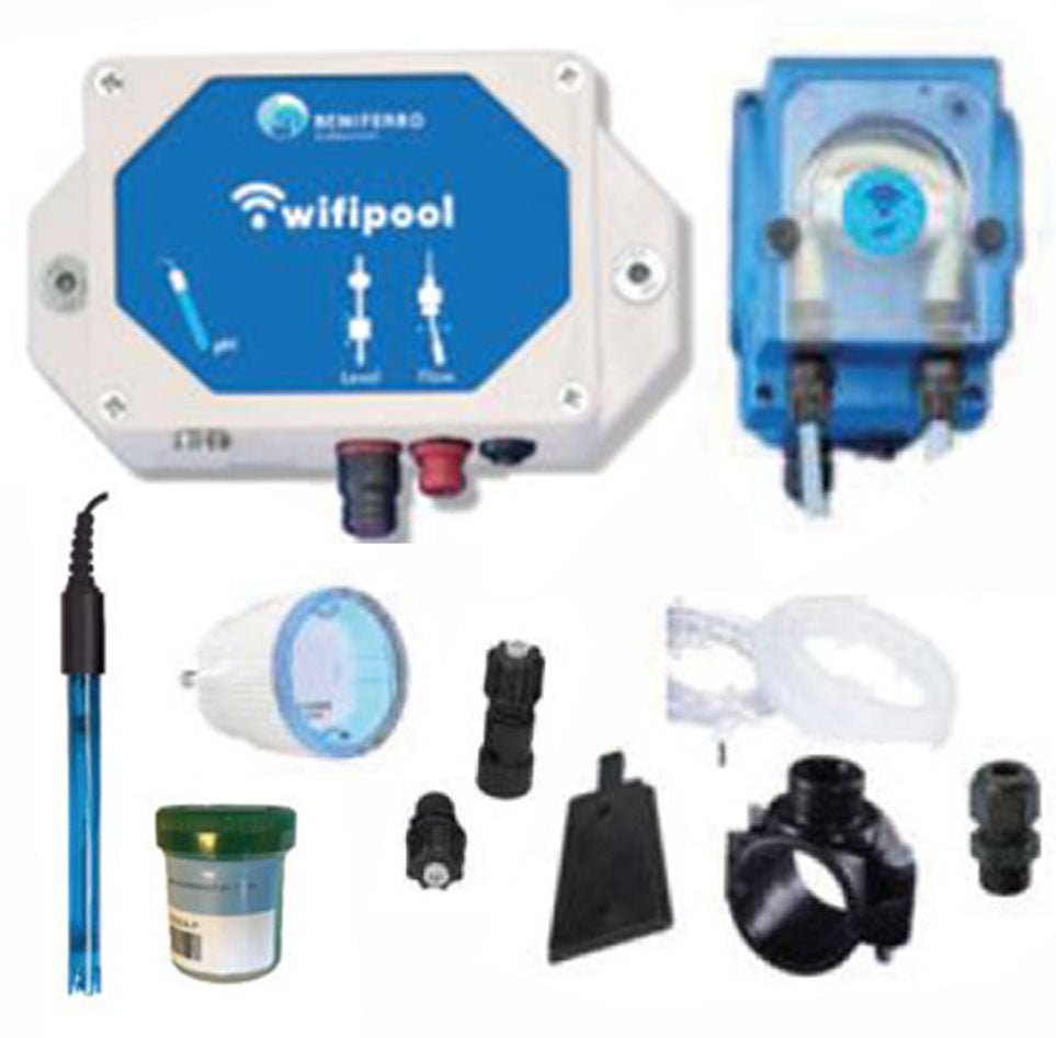 Automatische pH-regeling voor zwembaden met doseerpomp – stabiele en veilige waterbalans - Pooltronics - ZWPX2321-S