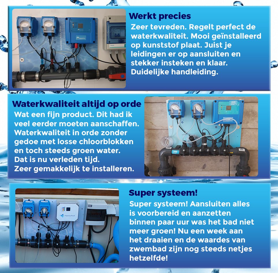 Zelfbouwpakket automatische chloor en ph dosering voor zwembad en spa met wifi besturing - Pooltronics - ZWPX2330 - P